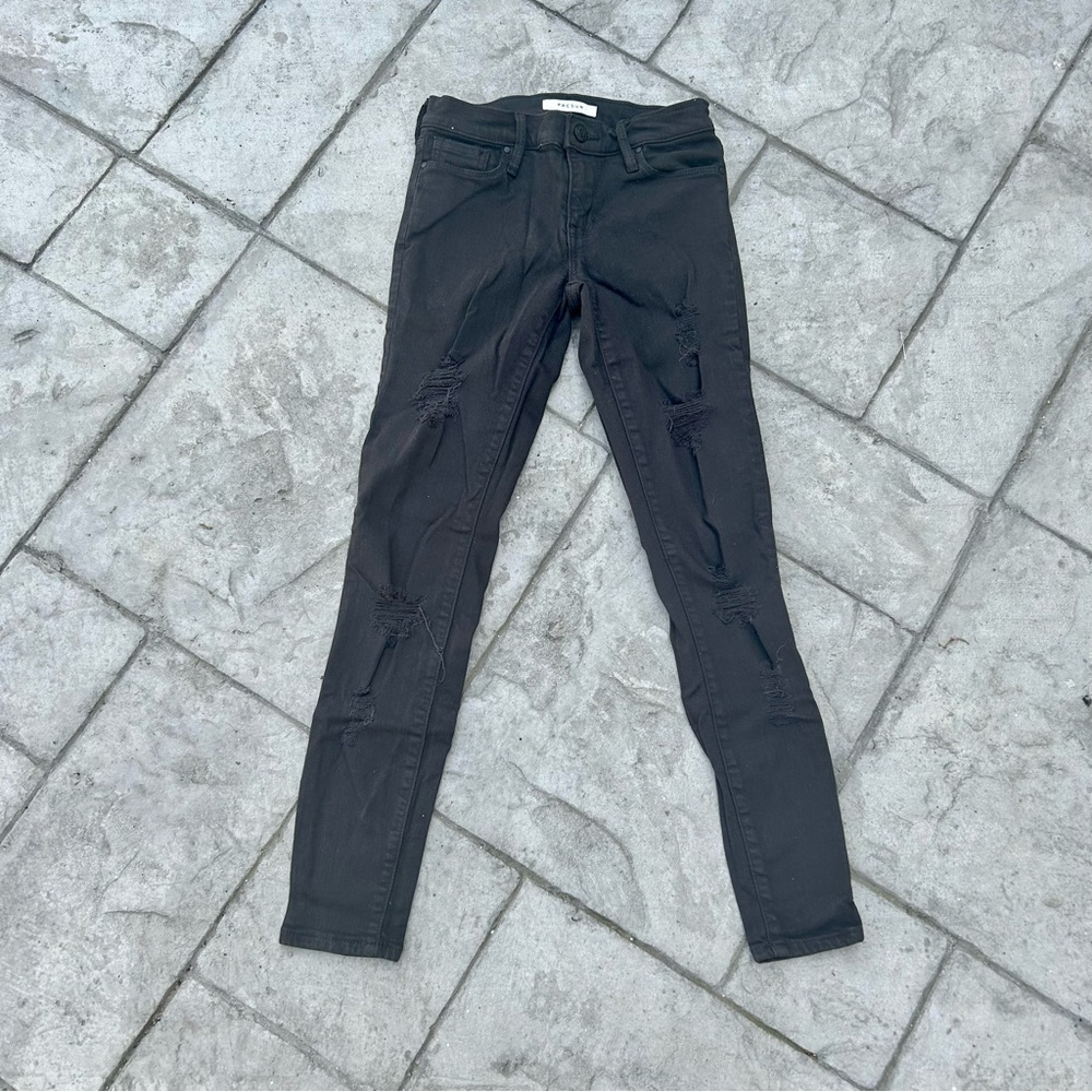 PacSun Distressed Black Perfect Fit Jeggings Jeans